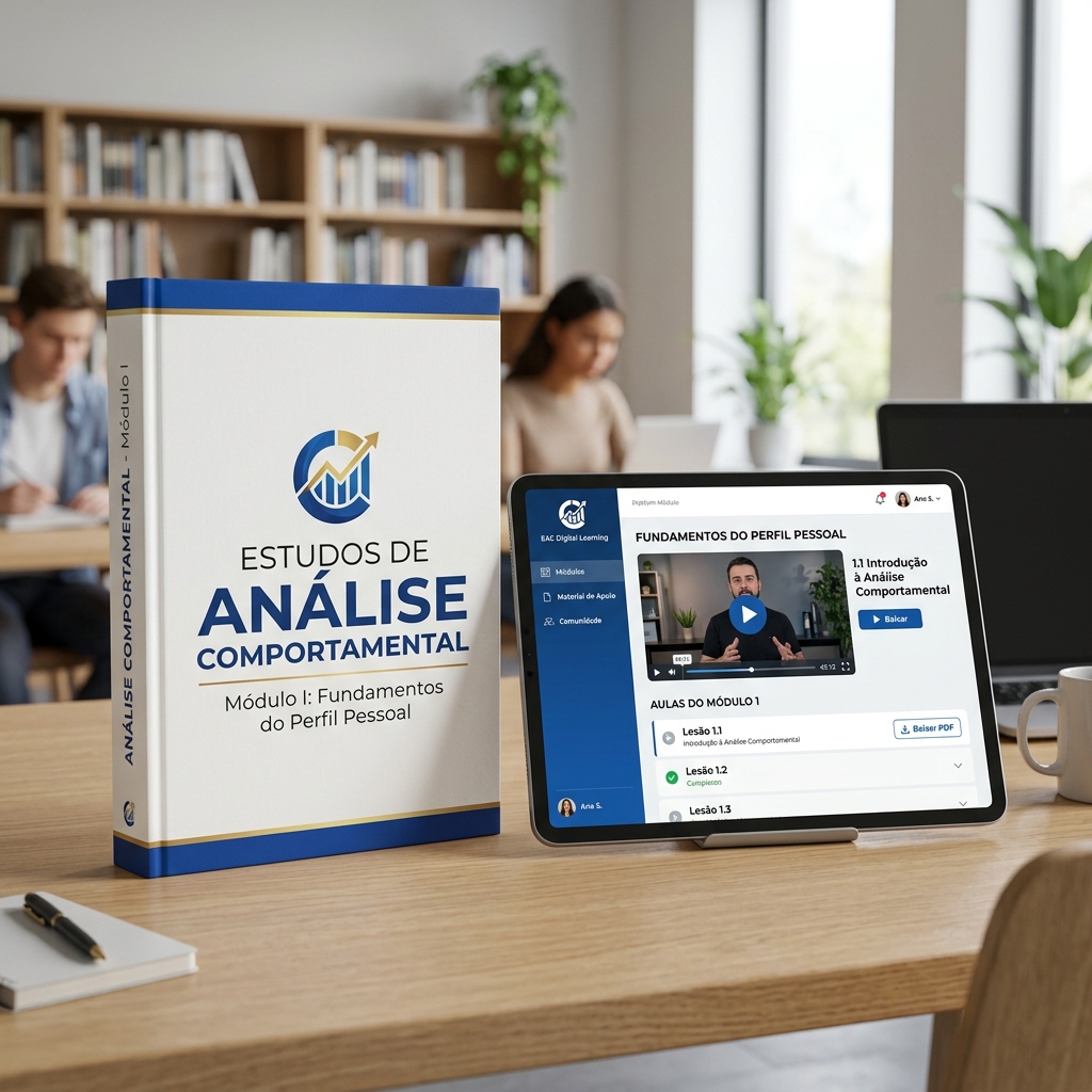 Capa do material Estudos de Análise Comportamental — Módulo I